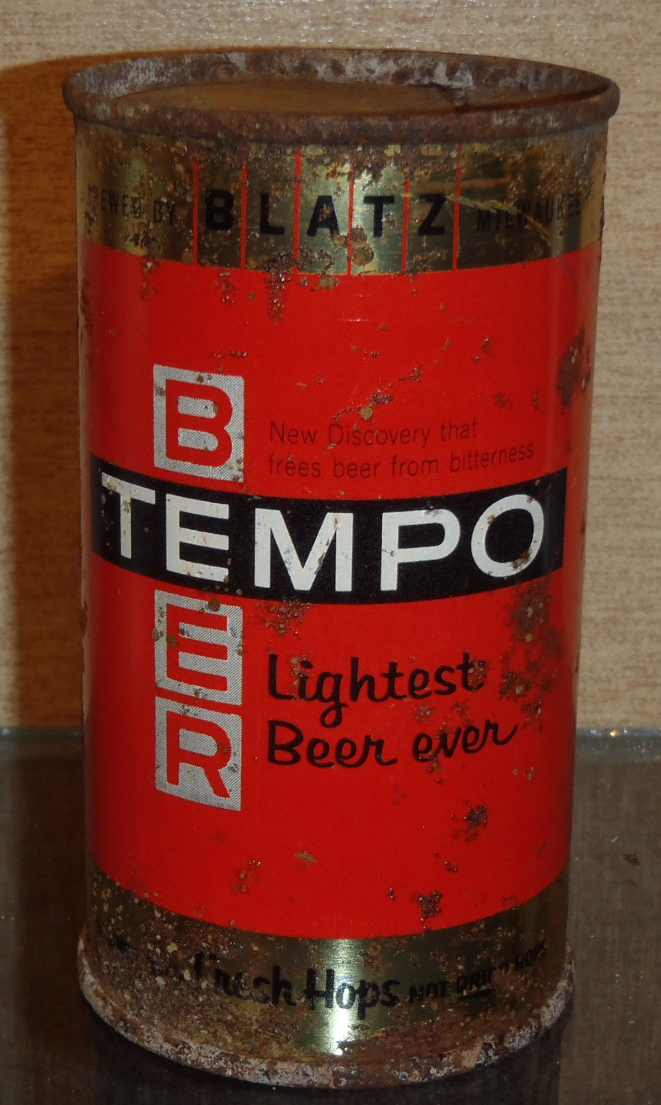 tempo beer cans