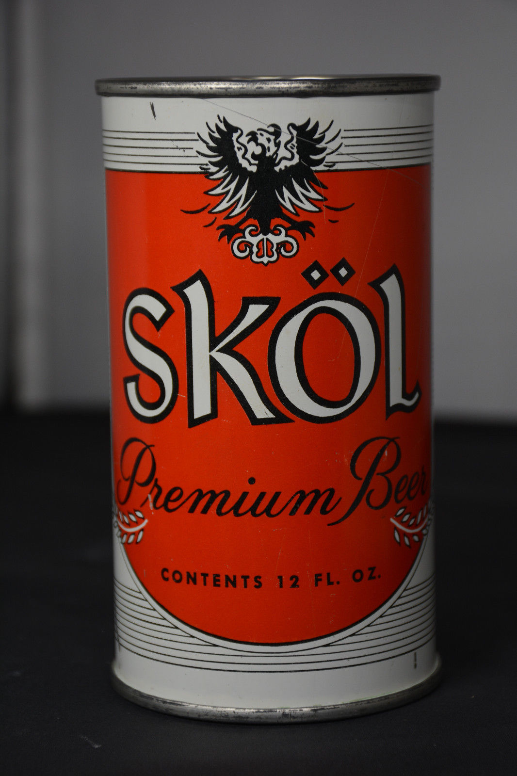 SKÖL Premium Beer flat-top can, Jax Ice & Cold Storage, Jacksonville, FL *TOUGH*