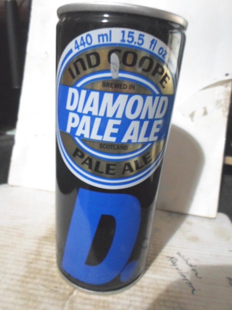 IND COOPE DIAMOND PALE ALE  STEEL BEER CAN  -[READ DESCRIPTION]-