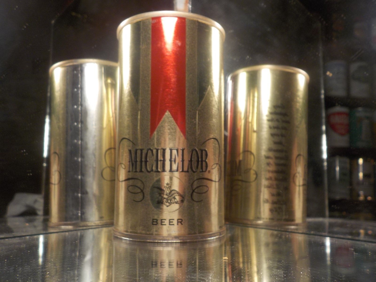 MICHELOB EMBOSSED STRAIGHT STEEL OLD BEER CAN 93-11