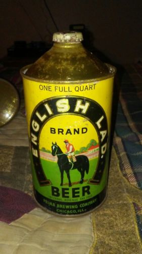 English Lad Cone Top Beer Can