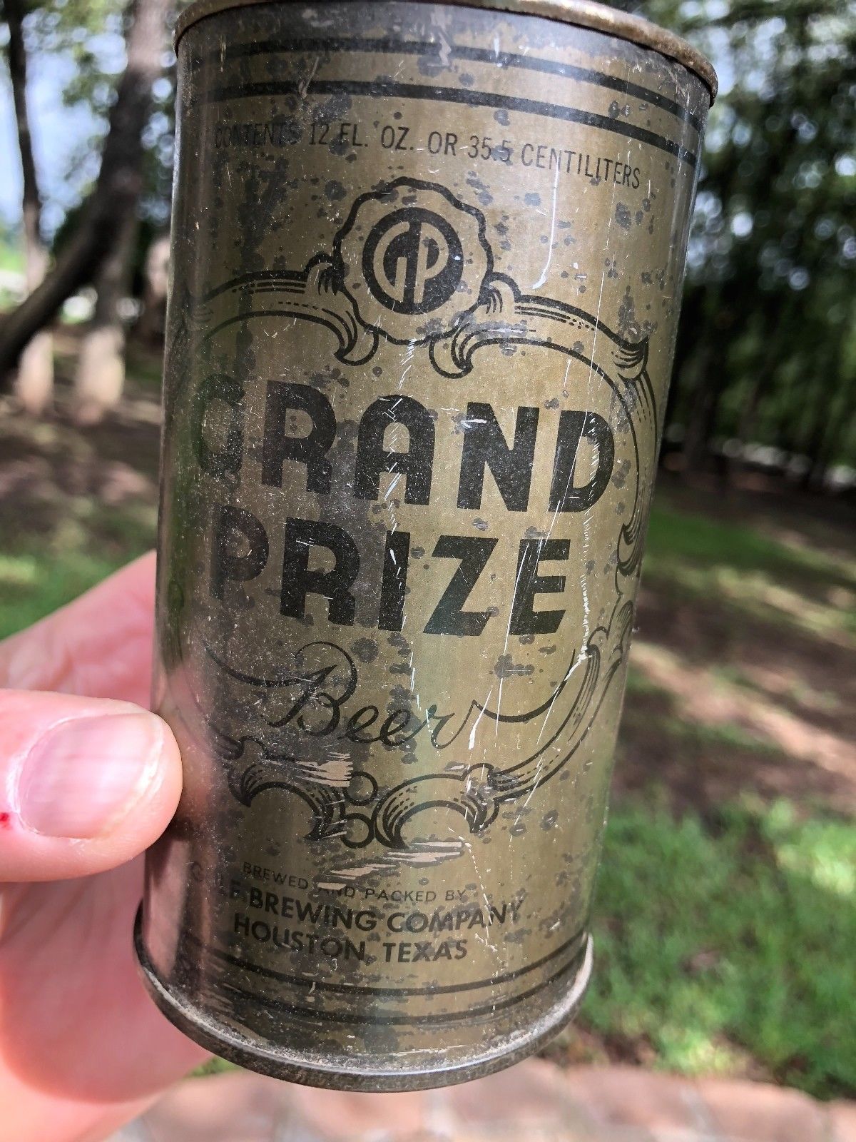 Grand Prize Olive Drab / OD WWII Beer Can
