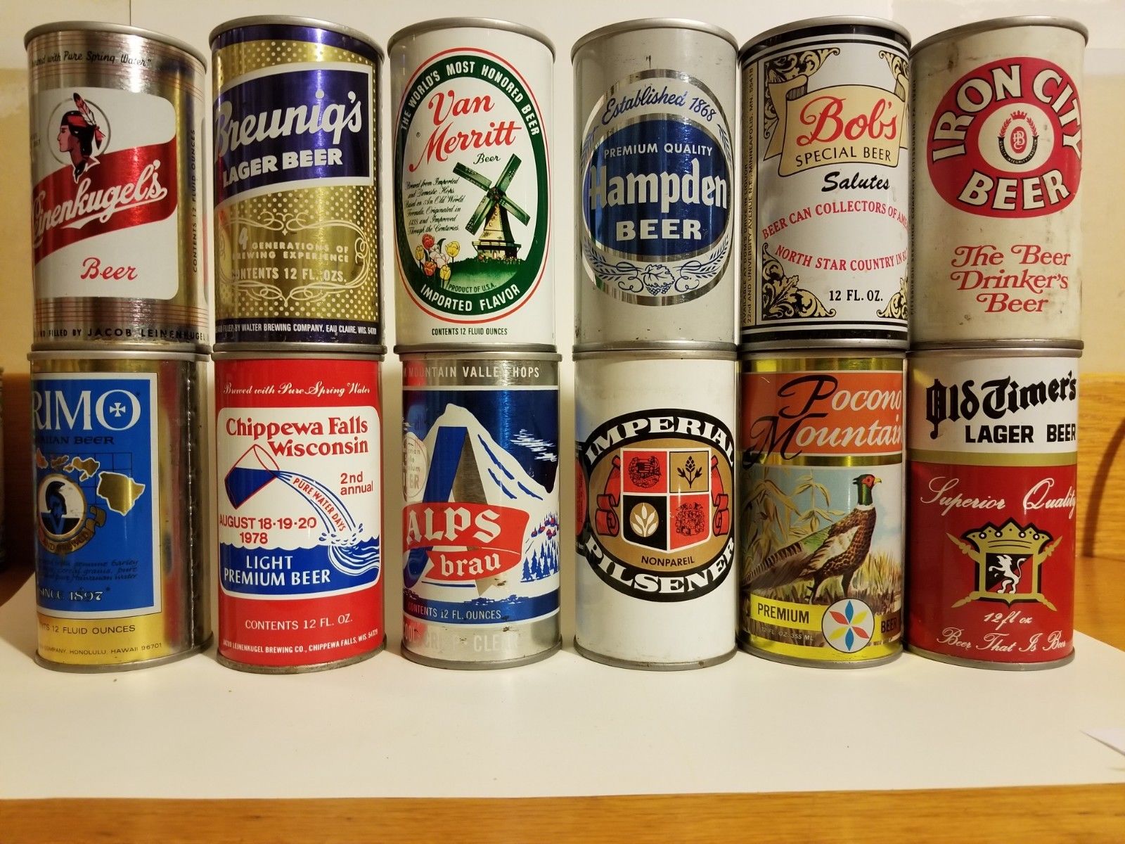 Vintage Breuniq's Beer Pull Tab Beer Can 