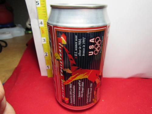 BUD LIGHT OLYMPIC VOLLEYBALL STAY TAB ALUMINUM 12oz. OLD BEER CAN