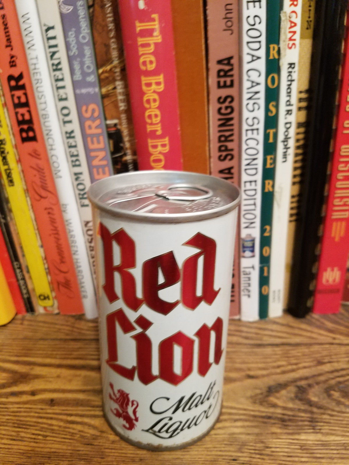 Red Lion Malt Liquor 12oz Pull Tab Beer Can Higher Grade!   