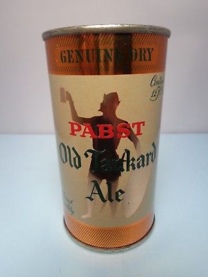 PABST OLD TANKARD ALE GENUINE DRY FLAT TOP BEER CAN #111-4  MILWAUKEE, WISCONSIN