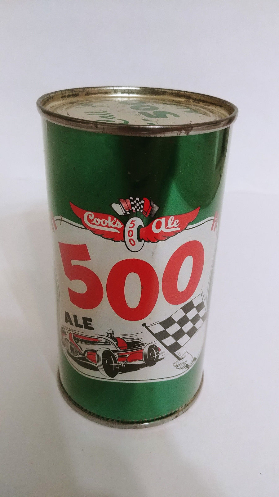 Cooks 500 Ale Flat Top Beer Can in Excellent Condition A BEAUTY!