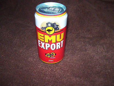 Emu Export~40 Years~The Swan Brewery~Vale Washington~Beer Can Aluminum 375 ml