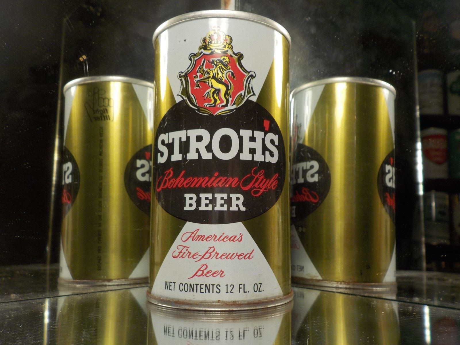 STROHS   MIRA SEAM STRAIGHT STEEL OLD BEER CAN 128-31