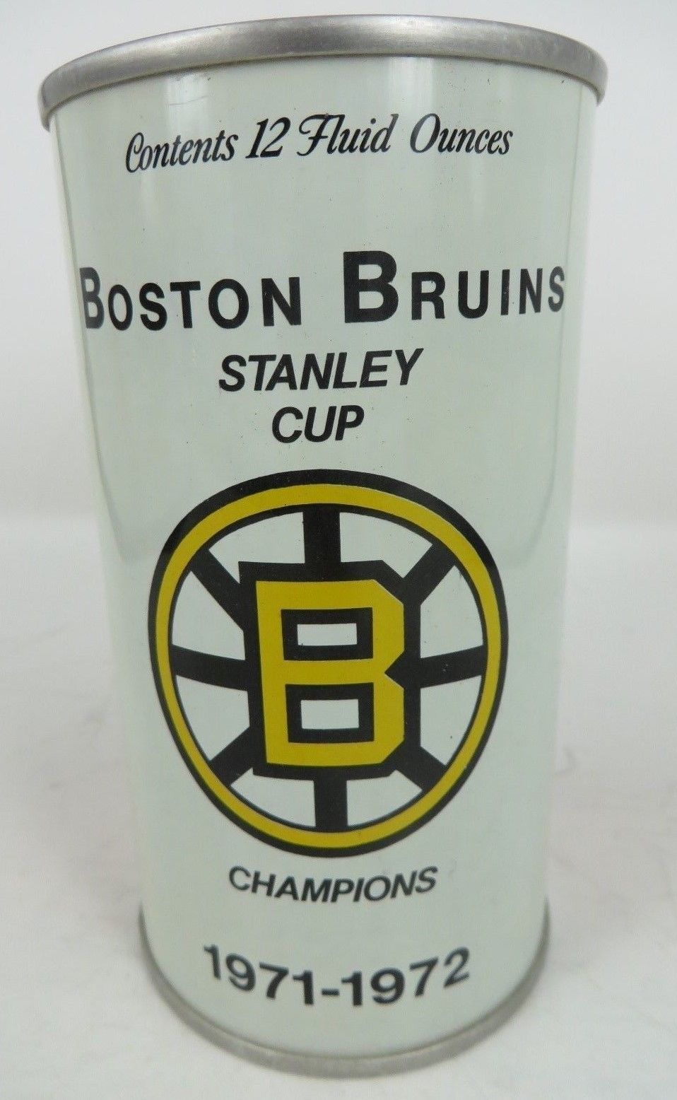 BLACK LABEL 71-72 BRUINS STANLEY CUP HOCKEY CHAMPIONS Beer Can Bank Carling MASS