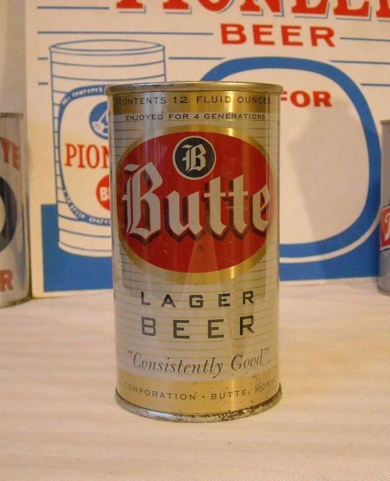 Gorgeous Butte Lager Flat Top Beer Can  -  USBC 47-31