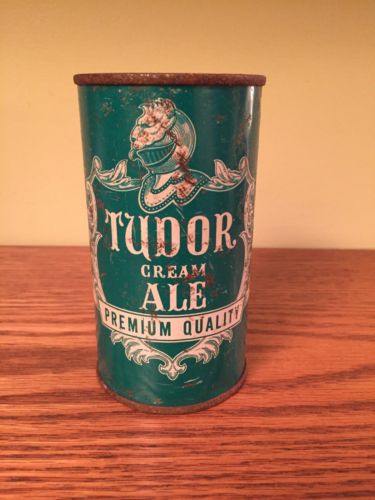 Tudor Cream Ale Premium Quality Flat Top Beer Can, Cumbeland, MD