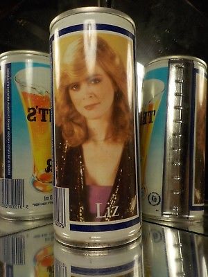 TENNENTS LAGER LIZ  GIRL GIRLS OLD BEER CAN TENNENT 