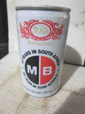 METAL BOX / MB / SOUTH AFRICA / STEEL  BEER CAN   -[READ DESCRIPTION]-