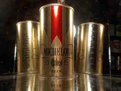 MICHELOB EMBOSSED    STRAIGHT STEEL OLD BEER CAN