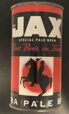 Jax Beer flat-top can, Jackson Brewing Co., New Orleans,LA. A1++++ NO ARM