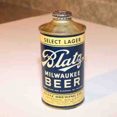 Blatz Select Lager LP Cone Top - More THan 4 1/2%