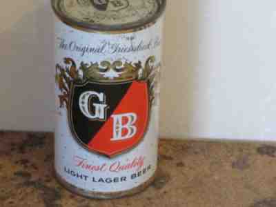 GB LIGHT LAGER BEER. REALLY NICE INSIDE. FLAT TOP