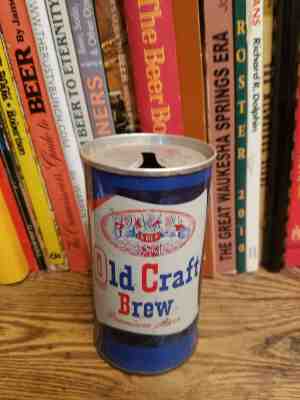 Old Craft Brew Premium 12oz ZiP Top Pull Tab Beer Can  Higher Grade