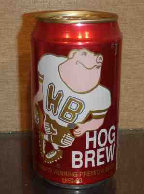 NFL 1992-93 WASHINGTON REDSKINS HOG BREW PULL TAB BEER CAN JONES  SMITHTON PA