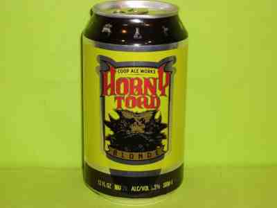 OKLAHOMA's  COOP ALE WORKS  Horny Toad Blonde Ale  Craft Beer Empty Can  