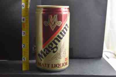 Magnum Malt Liquor Miller Brewing Co. Aluminum 12 OZ. Stay TAB OLD BEER CAN
