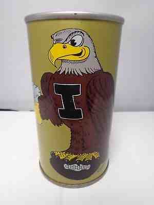 UNIVERSITY OF IOWA HAWKEYE BEER CAN #74-22 BASKETBALL FOOTBALL BASEBALL EAGLE