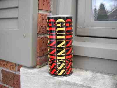 Guinness Extra Stout  - Empty 44.0 cl  Steel Pull Tab Beer Can - Dublin, Ireland