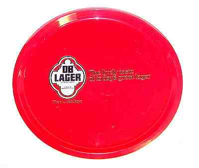 Vintage DB Lager Plastic New Zealand Beer Tray Flat Can Top Cone Sign Soda Ofr