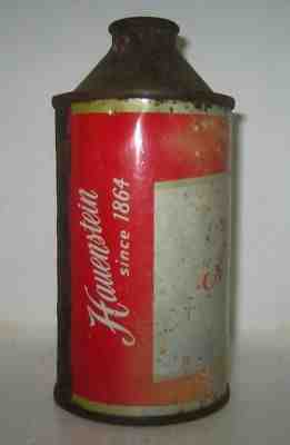 Old HAUENSTEIN NEW ULM 3.2% CONE TOP BEER CAN New Ulm, Minnesota