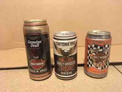1993- 1994 Daytona Harley Davidson Bike Week  Beer can unopened collectors cans