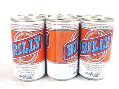 Billy Beer 6 Pack Vintage Unopened Beer Cans VTG Antique Billy Bear Florida