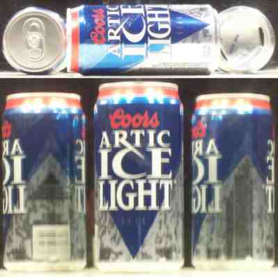 Coors Artic Ice Light Beer 12 ounce Can Coors Golden 80401 Colorado Be826