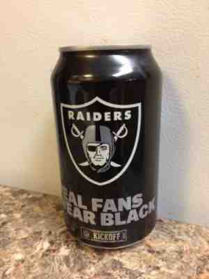 2017 Oakland Raiders bud light nfl kickoff beer can collectors 666336