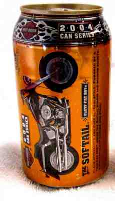 Miller Genuine Draft 2004 Beer Cans Harley Davidson Sportster & Softail icu4