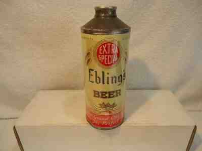 Scarce Ebling'sExtra special  cone top beer can IRTP paper label 12oz , NY 