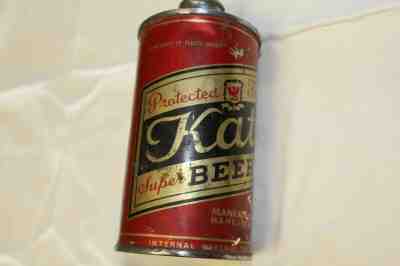 Kato Gold Label  Beer Cone Top Can Round Bottom Mankato MN Brewing Brewery last1
