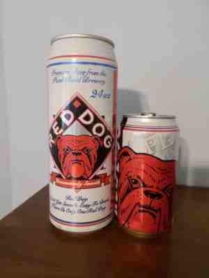 Plank Road Brewery Milwaukee Wisc O23 Different Version Red Dog Beer A/A Can 