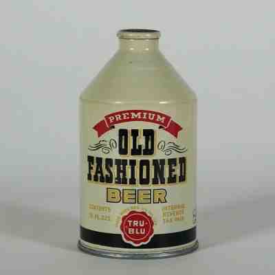 Tru-Blu Old Fashioned Beer Crowntainer Can Northampton Brewery PA --SHARP--