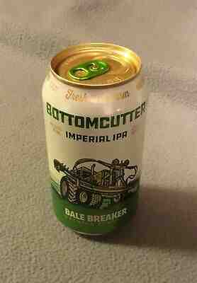 BOTTOM CUTTER IMPERIAL IPA -EMPTY 12 oz ALUM CRAFT BEER CAN -BALE BREAKER 
