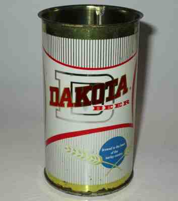 Dakota flat top beer can #1, Bismarck, North Dakota  