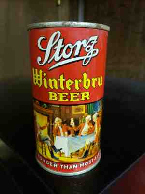 Storz Beer Winterbru Ale Can 1936