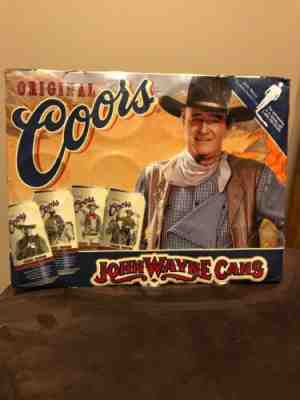 1997 JOHN WAYNE Collectible Coors Beer Case 12 Pack ~UNOPENED~ *RARE*