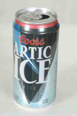 Coors Artic Ice beer can 12oz Tall Profile