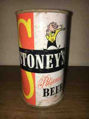 Stoney’s Flat Top Beer can Jones Brewing Smithton Pa