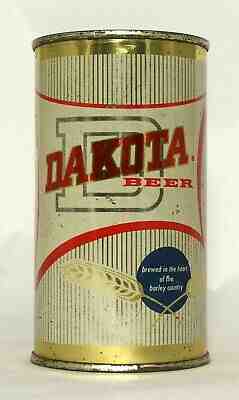 Dakota Beer 12 oz. Flat Top Beer Can-Bismarck, North Dakota