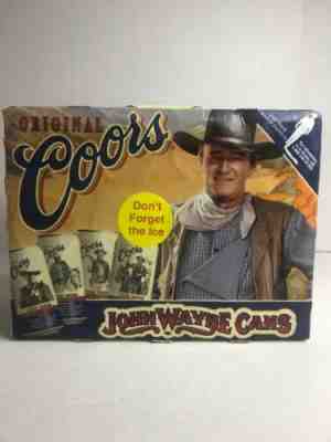 1997 JOHN WAYNE Collectible Coors Beer Case 12 Pack ~UNOPENED~ *RARE*