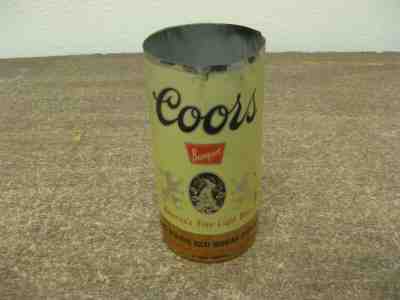 Vintage Coors Banquet Beer Flat Top Can 11 Ounce Golden, Co - NO TOP UNFINISHED