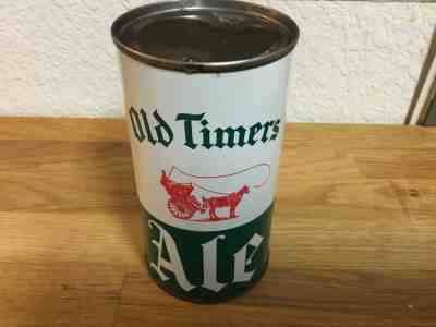 Old Timers Ale (108-26) empty flat top beer can by Cleveland Sandusky  MD
