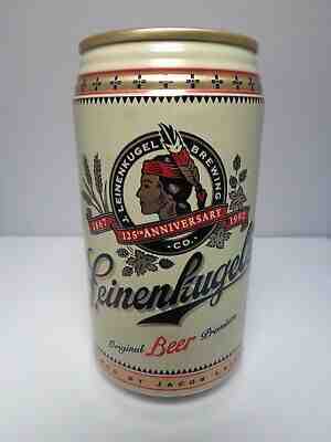 LEINENKUGELS 125th ANNIVERSARY 1867 to 1992 ALUMINUM STAY TAB BEER CAN #1 INDIAN